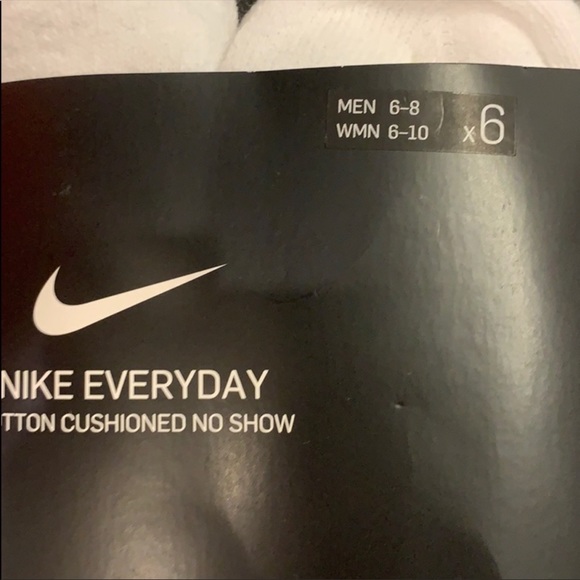 NIKE EVERYDAY COTTON CUSHIONED NO SHOW men’s socks - Picture 8 of 11